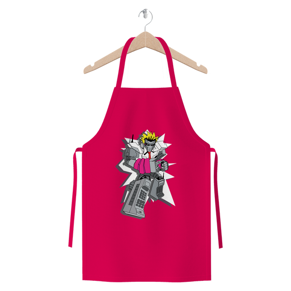 "ROBOT LOVER" (Colour) Premium Jersey Apron